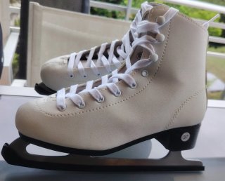 Patines de hielo blancos talla 37