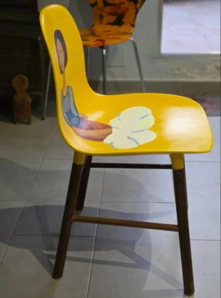 Silla Diseño Restaurada - Ilustración