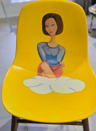 Silla Diseño Restaurada - Ilustración