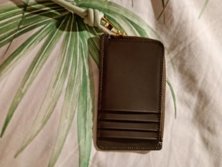 Tarjetero Loewe Piel Napa Verde Oliva