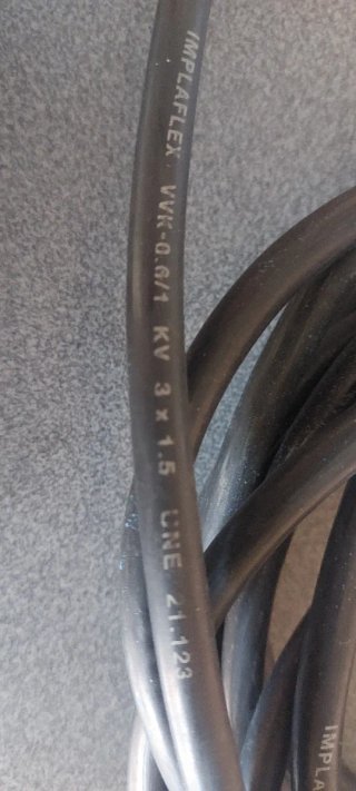 Manguera 3x1.5 - 5.95m