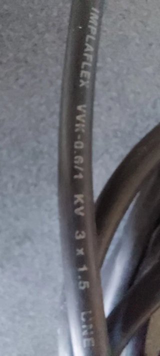 Manguera 3x1.5 - 5.95m