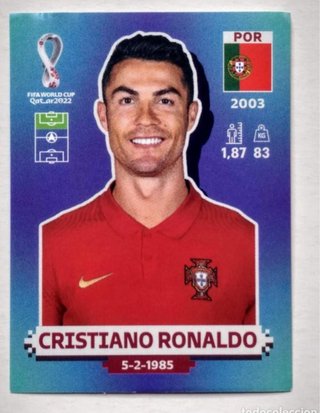 Pack 5 Mundiales Cristiano Ronaldo