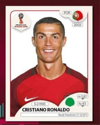 Pack 5 Mundiales Cristiano Ronaldo