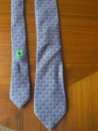 Corbata Ralph Lauren -60% Caballos Morada