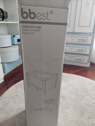 Cuna de viaje Bbest 120x60 con colchón y funda