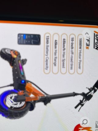 TOFUN TF3 Scooter Eléctrico 1000W