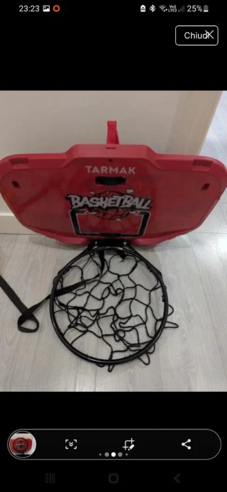 Tabellone Tarmak rosso con rete