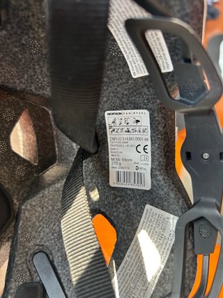 Casco ciclismo Van Rysel Blanco Talla M (55/59)