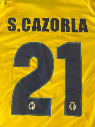 Camiseta Villarreal de Santi Cazorla.