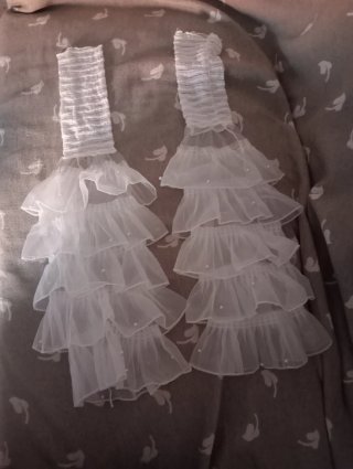 Calentadores Piernas Blancos Fairycore