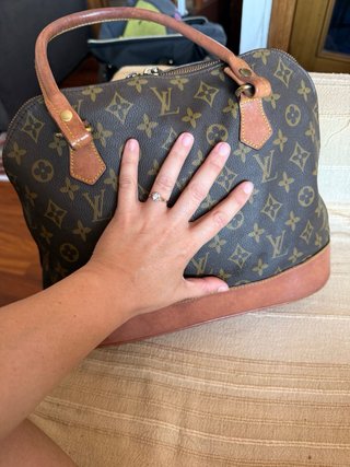 Bolso Louis Vuitton Monogram Marrón y Beige