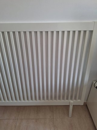 Cabecero de madera blanco
