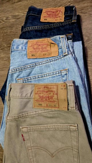 Pack de 3 vaqueros Levi's 501 de hombre