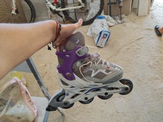 Patines en línea Oxelo morados