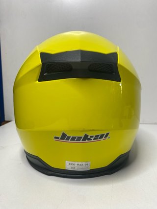 : Casco Moto Jiekai Amarillo Neón Talla M