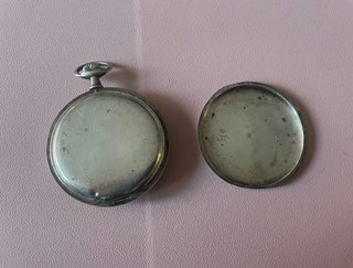 Reloj bolsillo Maud plata 800 funcionando 48mm