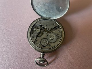 Reloj bolsillo Maud plata 800 funcionando 48mm