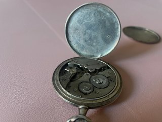 Reloj bolsillo Maud plata 800 funcionando 48mm