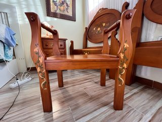 Dormitorio juvenil madera maciza decorado