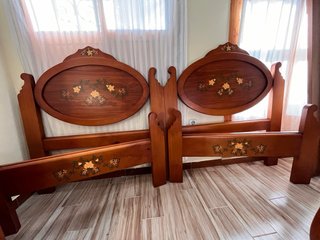 Dormitorio juvenil madera maciza decorado