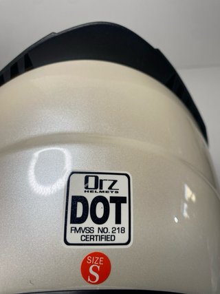 : Casco Modular ORZ Blanco Perla Talla