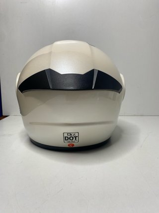 : Casco Modular ORZ Blanco Perla Talla
