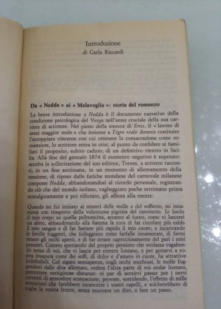romanzo I Malavoglia di Giovanni Verga Mondadori