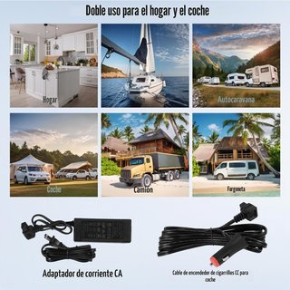 VEVOR Nevera de Compresión Portátil 9L Mini Nevera