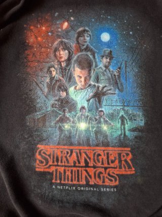 Sudadera Stranger Things Negra