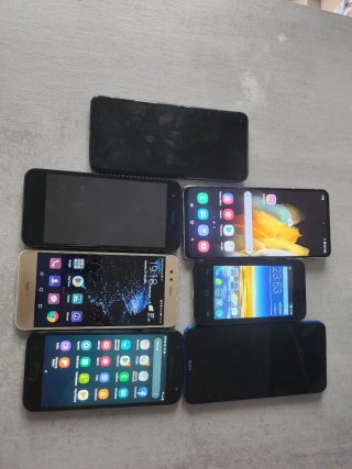 Lote 7 móviles Samsung