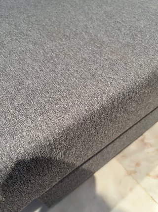Sofá Cama Ikea Gris con espacio de almacenaje