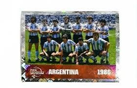 Cromo Selección Argentina 1986