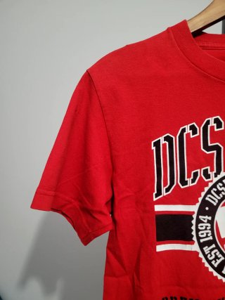Camiseta DC Shoes Roja Estampada