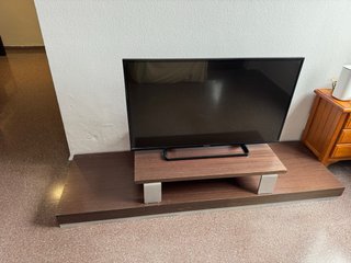 Mueble TV moderno cajonera y estante