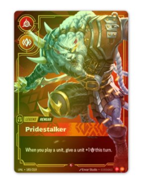 Rengar Pridestalker LEGEND RENGAR