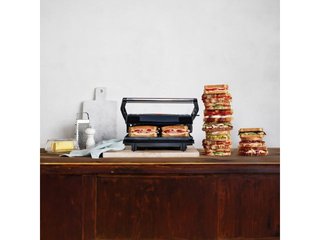 Grill de contacto panini sandwichera 750 W