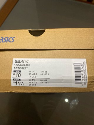 Asics Gel NYC Gris Blanco