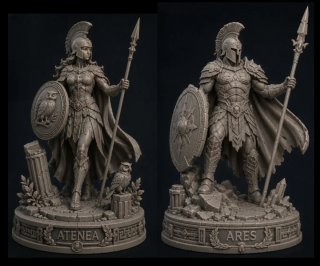 Pack Atenea y Ares 32mm