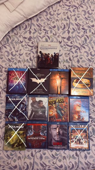 Colección Películas Blu-ray Tim Burton, Star Wars,