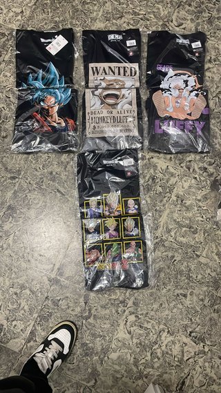 Camiseta One Piece Monkey D. Luffy Wanted Talla M