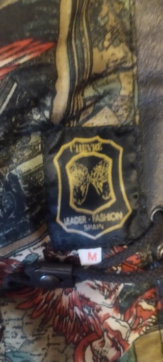 Chaqueta Cuero Vintage Made in Spain