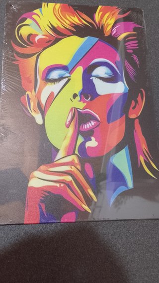 Targhetta David Bowie Pop Art