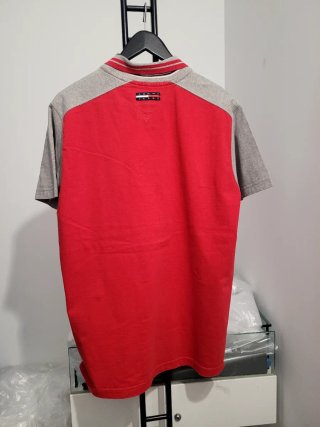 Camiseta Polo Tommy Hilfiger Talla S Roja Gris