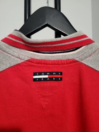 Camiseta Polo Tommy Hilfiger Talla S Roja Gris