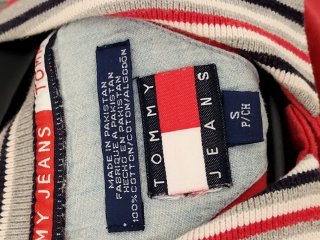 Camiseta Polo Tommy Hilfiger Talla S Roja Gris