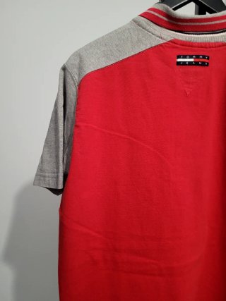 Camiseta Polo Tommy Hilfiger Talla S Roja Gris