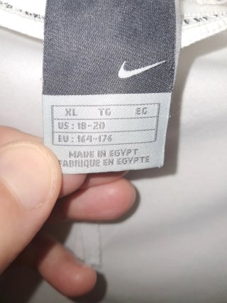 Pantaloncino Nike bianco con numero 29