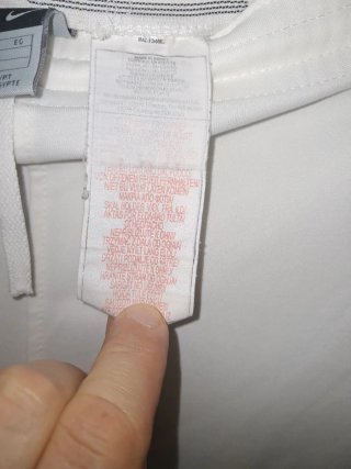 Pantaloncino Nike bianco con numero 29