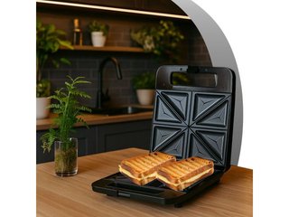 Sandwichera XXL 8 sándwiches a la vez 1400 W